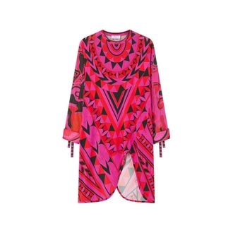 Pucci Manuba-print Long-sleeved Dress