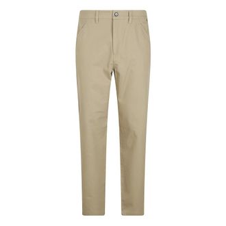 Burberry Chinos, male, Beige, Size: L Cotton Twill Chinos