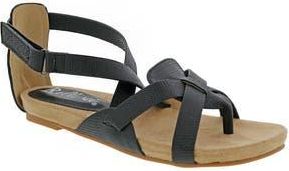 Bellini Nobu Strappy Flat Sandal in Black at Nordstrom Rack, Size 9.5