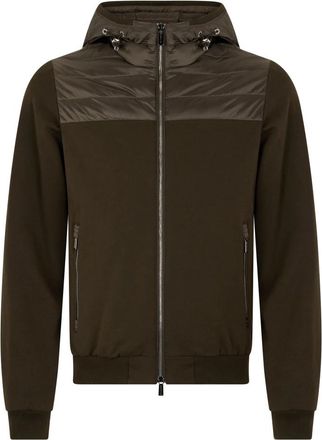 Moorer Jody Puffer Jacket - Heren - Vesten met rits - Bruin - M - Katoen - Hoodies & sweatvesten