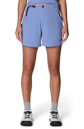 Mountain Hardwear Peak Rambler Water Repellent Shorts in Best Coast Blue at Nordstrom, Size 14