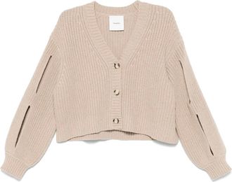 Nanushka Cardigan Karolin - Toni neutri