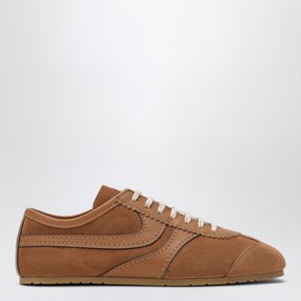Dries Van Noten Brown leather and suede Sneakers
