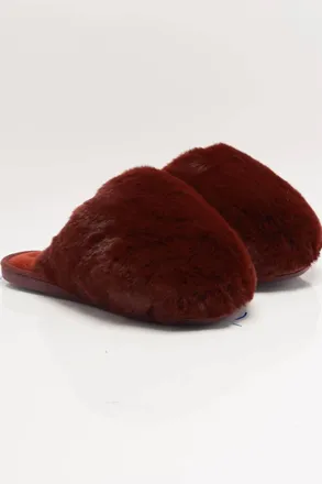 Free People Womens Snowball Slipper In Red