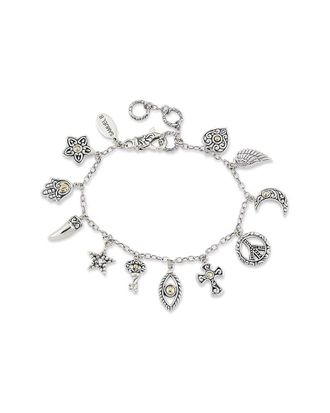 Samuel B. 18K & Silver Inspirational Bracelet