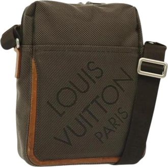 Louis Vuitton Tweedehands Canvas Louis Vuitton tassen - Dames - Vintage Schoudertas - Bruin - ONE Size - Vintage