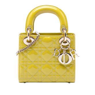 Dior Pre-owned Dior Mini Patent Cannage Lady Dior Ladies B6HWGKA4UU9UYXUK