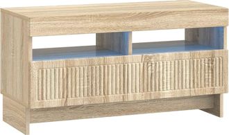 vidaXL Mueble De Tv Led Roble Sonoma Madera De Ingenier&iacute;a Vidaxl