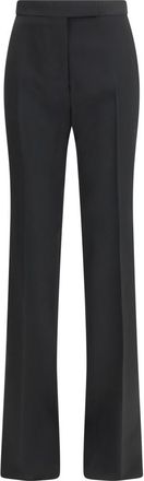 Tom Ford Black Straight Flat Front Pants