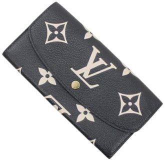 Louis Vuitton Pre-owned Bi-fold Portemonnee - Dames - Pre-owned - Zwart - Maat: ONE Size Leer