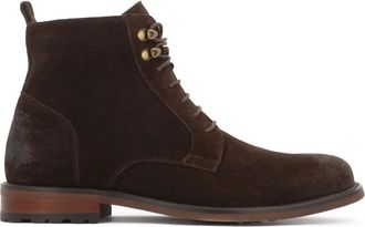 Kazar Schoenen, Heren, Bruin, 43 EU, Suède, Bruine suède laarzen met metalen ringetjes