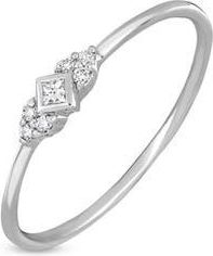 Bony Levy Mika 18K White Gold Diamond Stackable Ring at Nordstrom Rack, Size 5.5