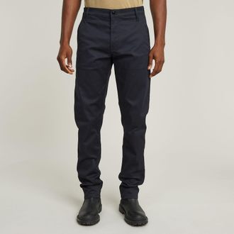 G-Star Chinohose G-STAR Morry Tapered Chino, Herren, Gr. 30, L&auml;nge 34, blau (salute), Twill, Obermaterial: 97% Baumwolle, 3% Elasthan, unifarben, lang, Hosen