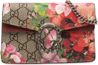 Gucci Borsa a tracolla Blooms Dionysus mini in tessuto GG Supreme 2016-2025 - Marrone