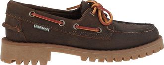 Sebago Ranger Muddy Leather Rubber Sole Loafers