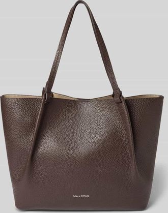 Marc O'Polo Shopper aus echtem Rindsleder Modell BELLI in Dunkelbraun, Größe 1