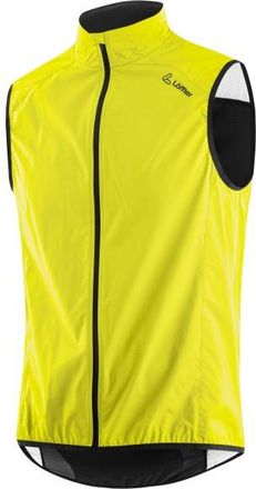 LOEFFLER Bike Vest Comfort Fit WPM Pocket Velogilet f&uuml;r Herren | gelb