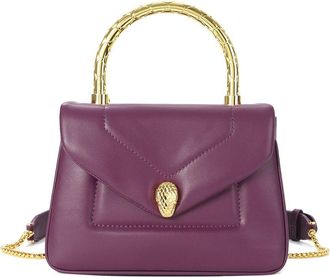 Tiffany & Fred Leather Top Handle Satchel