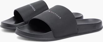 Tommy Hilfiger Mens Tommy Hilfiger Core TH Mens Pool Sliders - Black - Size: 10.5