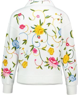 Kenzo Womens Wildflower Sweatshirt - Kenzo Cotton White Ready-To-Wear Sweatshirts