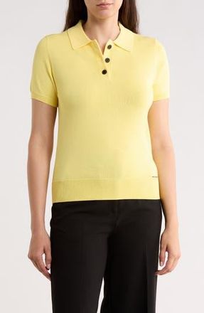 Elie Tahari Polo Sweater in Pollen at Nordstrom Rack, Size X-Small