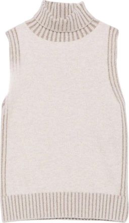 D.exterior D Exterior Truien - Dames - Coltruien - Beige - M - Truien & Vesten