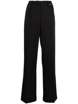 Axel Arigato Black Eleri Heavy High Waist Wide-Leg Tailored Pants