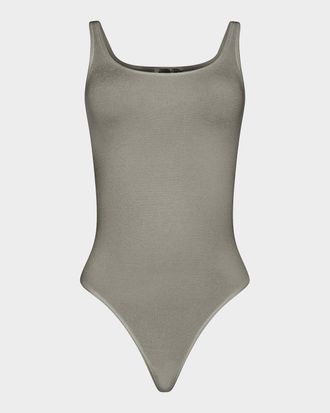 Wolford Jamaika Scoop-Neck Thong Bodysuit