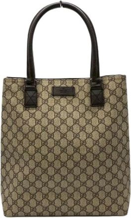 Gucci Pre-owned Tote Bags, female, Beige, Size: ONE SIZE Pre-owned Tote bag