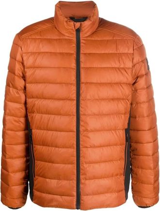 Calvin Klein Bruine Puffer & Donsjas - Heren - Winterjassen - Bruin - S - Polyester - Jassen