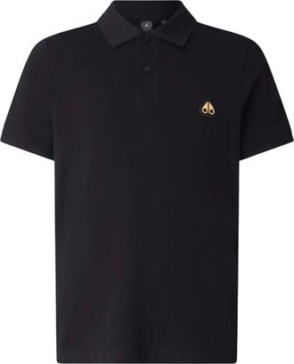 Moose Knuckles Everett Polo - Heren - Polos - Zwart - M - Tops