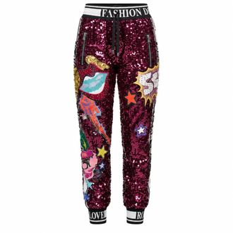 Dolce & Gabbana Woven Broeken - Dames - Broeken - Veelkleurig - Maat: 2XS Zijde