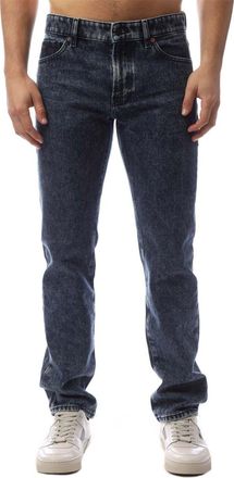 HUGO BOSS Mens Five Pocket Straight Leg Jeans in Navy - Size 36W/32L