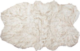 Luxe Faux Fur Gordon Machine Washable Quattro Faux Fur Rug