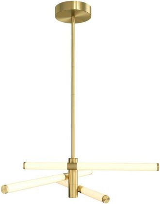 Maytoni Maytoni - Axis Modern Integrated Pendant Ceiling Light Gold, 3000K, Acrylic Frosted Shade