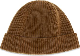 Valentino Garavani Mens Vlogo Beanie Cashmere Cammello Kashmir-Capra Hircus Hats E Hairbands Kashmir/capra