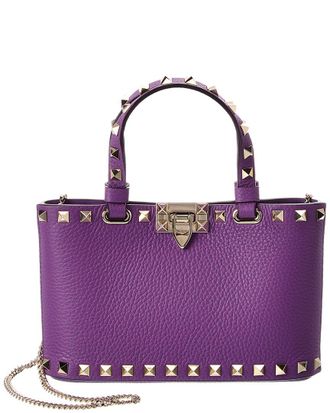 Valentino Rockstud Mini Leather Tote