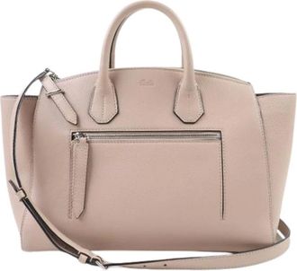 Bally Pre-owned Handbags, female, Pink, Size: ONE SIZE Pre-owned Leather Shoulder Bag