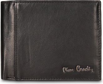 Pierre Cardin 8806 Leren Portemonnee - Heren - Accessoires - Zwart - Maat: ONE Size Leer