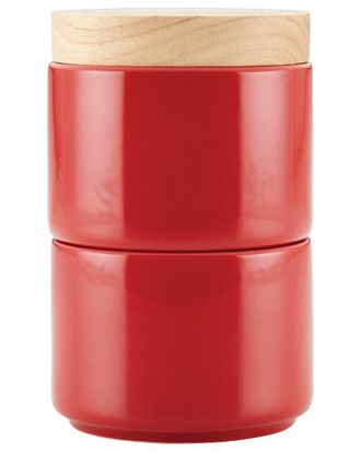 Rachael Ray Ceramic 3Pc Stacking Spice Box Set With Lid