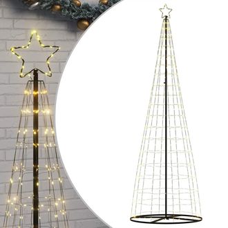 vidaXL &Aacute;rbol De Navidad Led 550 Leds Blanco C&aacute;lido 300 Cm Vidaxl