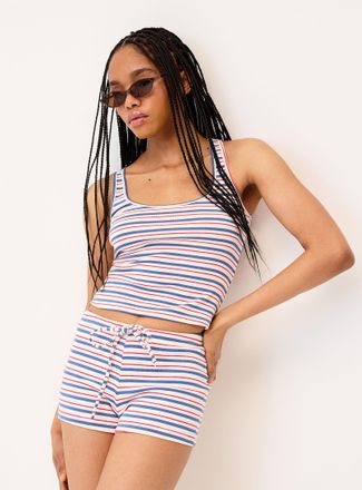 Twik Womens Mixed stripes micro-short