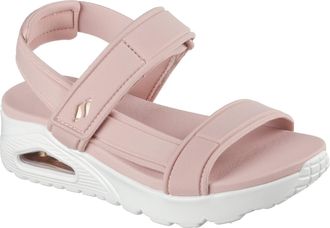 Skechers Womens Uno Fun Stand Sandals Hot Pink 119814/HTPK (Pink, UK Footwear Size System, Adult, Women, Numeric, Medium, 6)