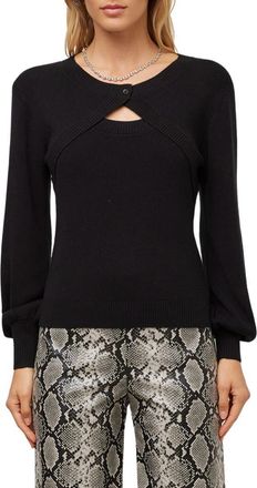 Fifteen Twenty Amelia Bolero Shrug Sweater in Black at Nordstrom, Size X-Small