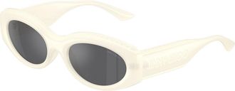 Jimmy Choo London JC6002U 50956G Womens Sunglasses White Size 54