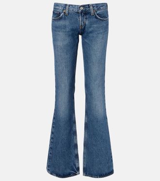 A Gold E Low-rise bootcut jeans