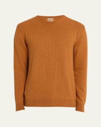 Massimo Alba Mens Ares Alpaca-Blend Crewneck Sweater