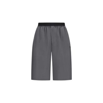 Maison Margiela Long Shorts, male, Gray, Size: XL Elasticated Shorts