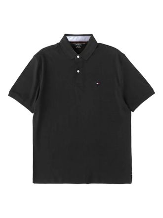 Tommy Hilfiger buttoned polo shirt - men - Cotton - M - Black