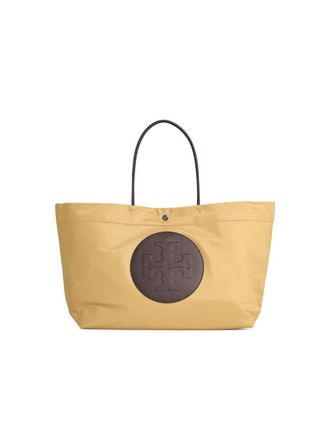 Tory Burch Borsa grande Ella Twist di Tory Burch in poliammide color grano